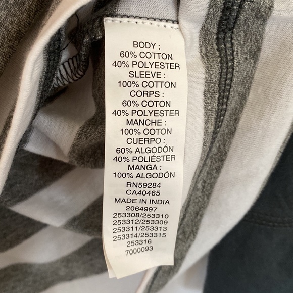 NWT Children’s Place Long Sleeve Striped Shirt - XL (14) - Picture 4 of 4